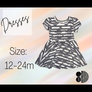 DotDotSmile 12-24 dress. NWT. Classic cap.